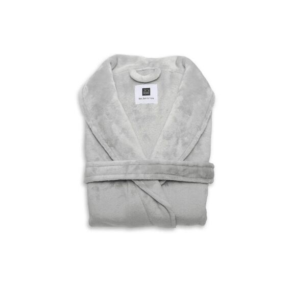 Heckett Cara Badjas Lang Xl Pearl Grey