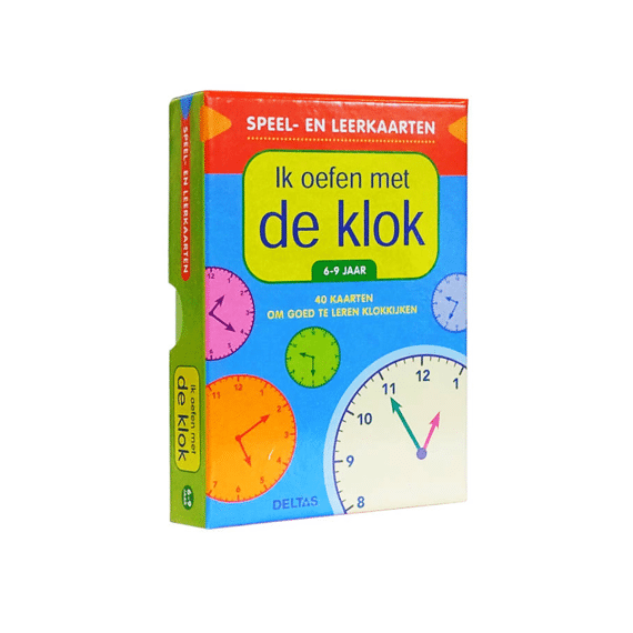 Speel- En Leerkaarten: Ik Oefen Met De Klok 6-9 Jaar