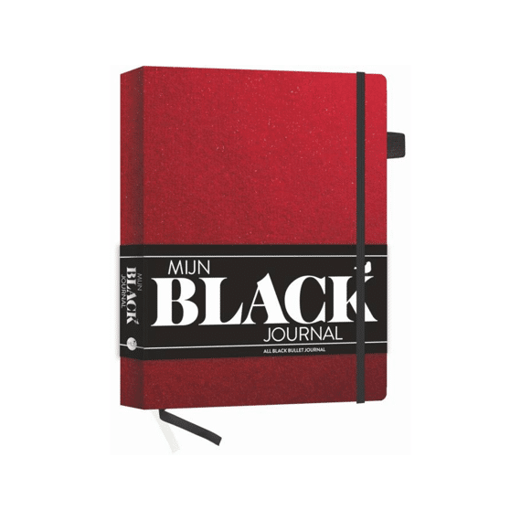 Mijn Black Journal Notitieboek Red Velvet