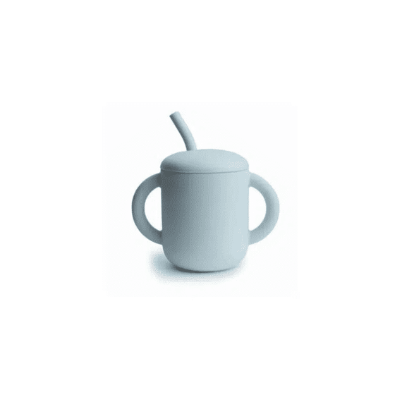 Mushie Training Cup Powder Blue