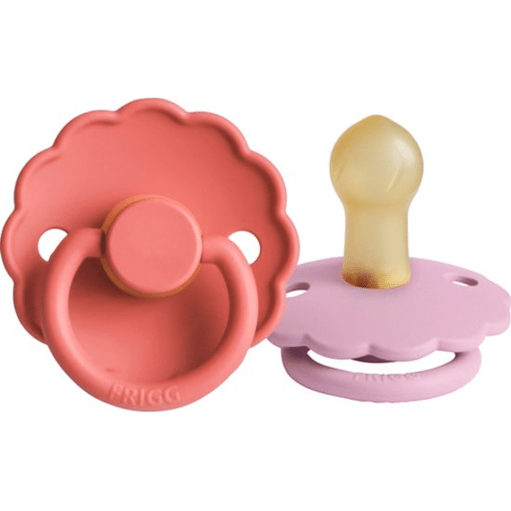Frigg Fopspeen T1 Latex Daisy 2-pack Poppy / Lupine
