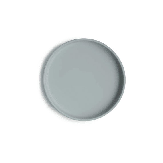 Mushie Plate Silicone Rond Stone