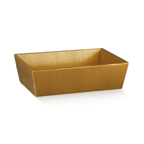 Conico Geschenkmand Karton Goud 29x21x9cm