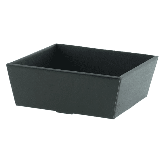 Conico Doos Open Zwart 25x25x9cm Bodem 21x21cm
