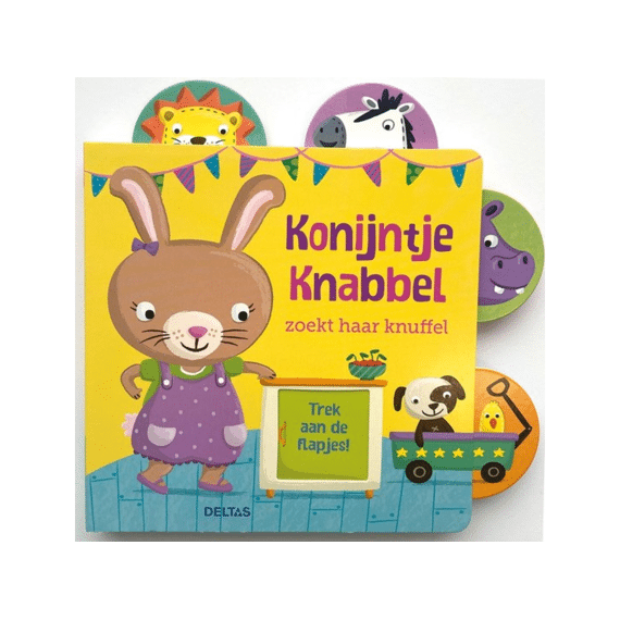 Konijntje Knabbel Zoekt Haar Knuffel