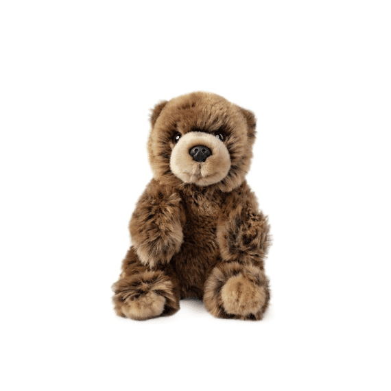 Living Nature Knuffel Woodland Bruine Beer Zittend 17cm