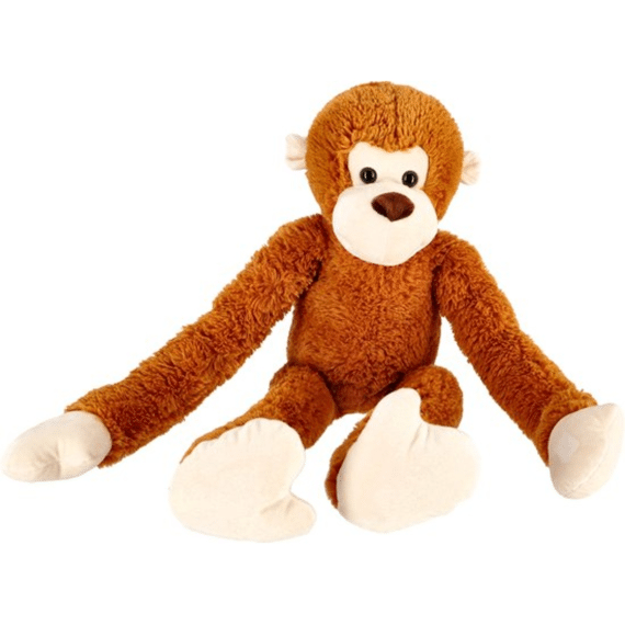Knuffel Pluche Aap Lange Armen Bruin 80cm