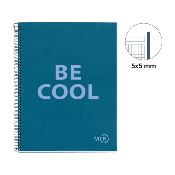 Miquelrius Notitieboekje Eco A5 Geruit Be Cool Sapphire