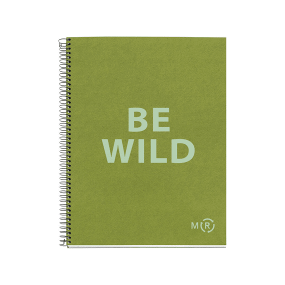 Miquelrius Notitieboekje Eco A5 Geruit Be Wild Olive