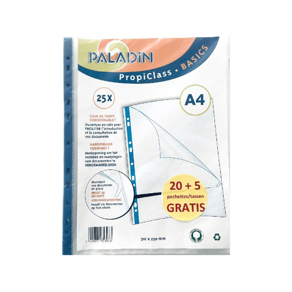 Paladin Zichtmapjes Geperforeerd 20+5