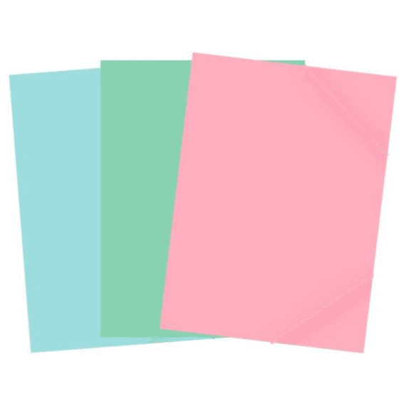 Pastel Elastomap A4 PP Assortiment