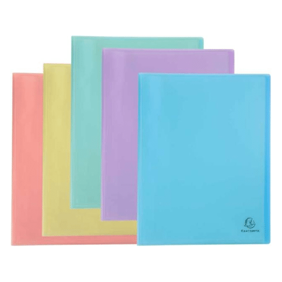 Presentatiemap PP A4 20/40 Pastel Assortiment