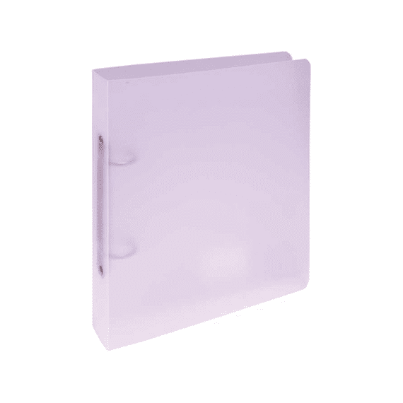 Ringmap PP A5 2 ringen 16mm Transparant Wit