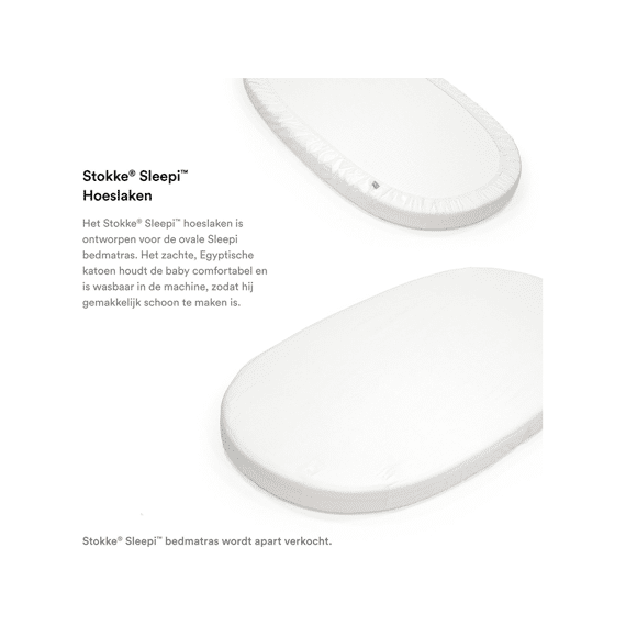 Stokke Sleepi Bed Hoeslaken V3 White OCS