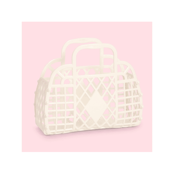 Sunjellies Basket Retro Mini Cream