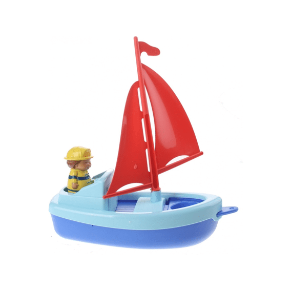 Ecoiffier Zeilbootje met zeiler figuur Assortiment