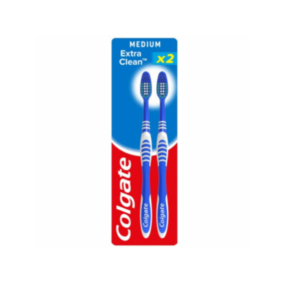 Colgate Tandenborstel Extra Clean Duo 2 Stuks