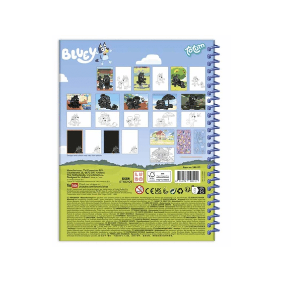 Bluey Scratchbook