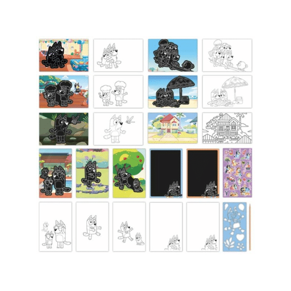 Bluey Scratchbook