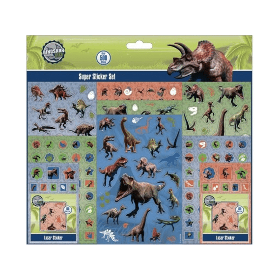 Dino Stickerset 500st