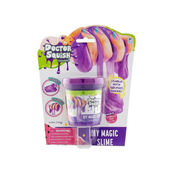 Dokter Squish DIY Magic Slime Pack 100g Purple