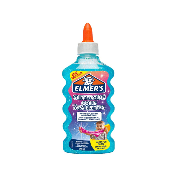 Elmer's Vloeibare Glitterlijm 177ml Blauw