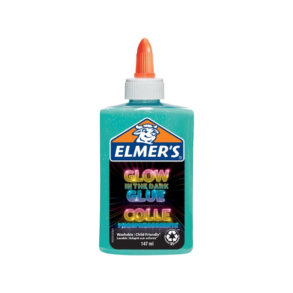 Elmer's Vloeibare Glitterlijm 177ml Lichtblauw