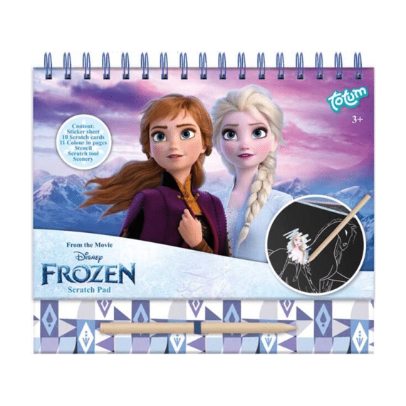 Frozen Scratchbook Glitter Scratch Cards, Stickers, Pen