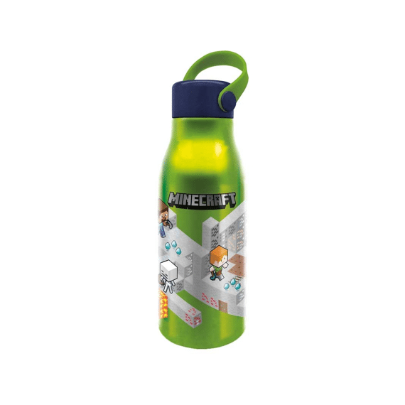 Minecraft Drinkfles Alu met handvat 760ml