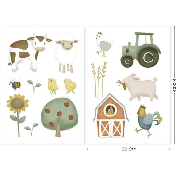 Little Dutch Muurstickers Little Farm
