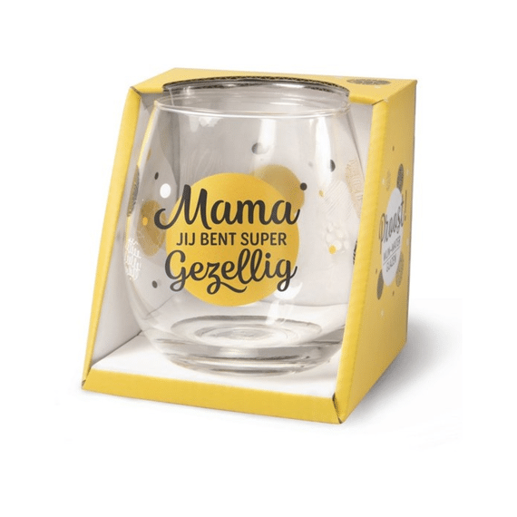 Miko Proostglas Met Tekst Goud Assortiment Prijs Per Stuk
