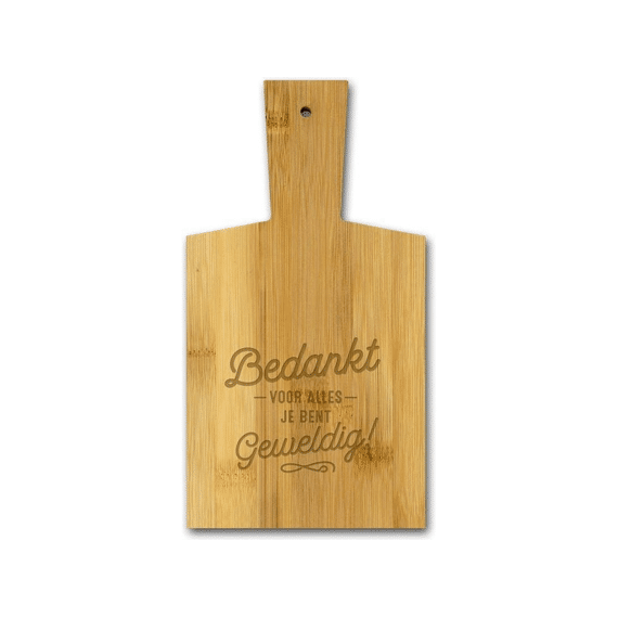 Borrelplankje hout met tekst 26,5x14x1cm Assortiment Prijs Per Stuk