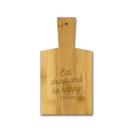 Borrelplankje hout met tekst 26,5x14x1cm Assortiment Prijs Per Stuk