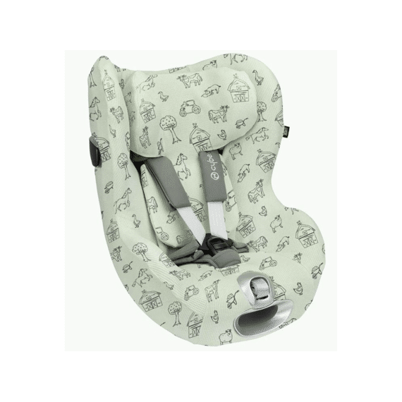 Ukje Hoes Cybex Sirona Z2 / T Farm Print Wafel