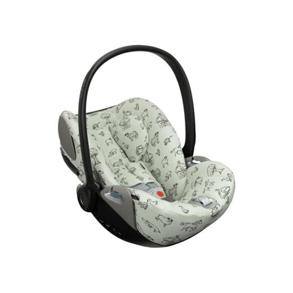 Ukje Hoes Cybex Cloud Z2/T Farm Print Wafel