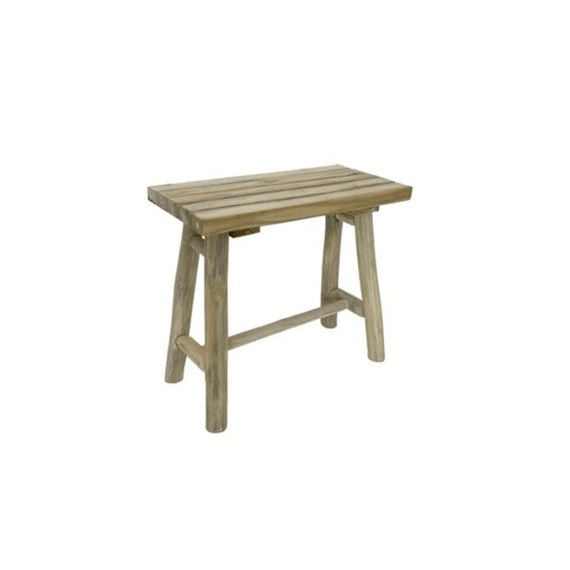 Bank Teak Naturel 43x21x38cm