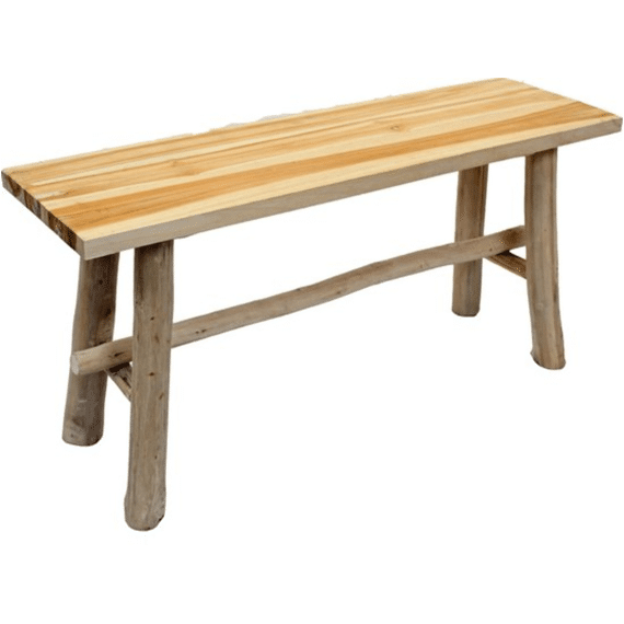 Bank Teak Naturel 98x38x40cm