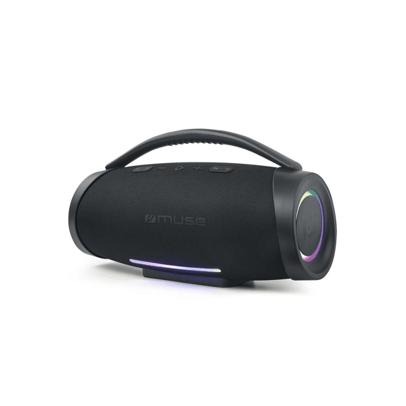 Muse Draagbare Bluetooth Speaker met Lichteffect Zwart