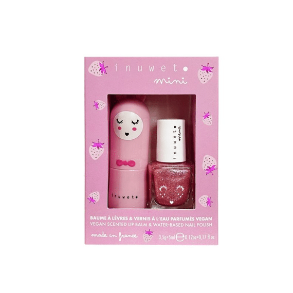 Inuwet Lippenbalsem + Nagellak Pink