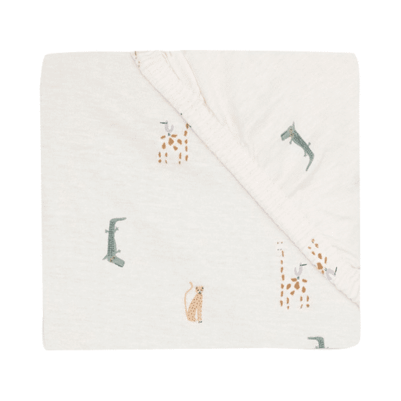 Jollein Hoeslaken 40/50x80/90 Jersey Jungle Jambo