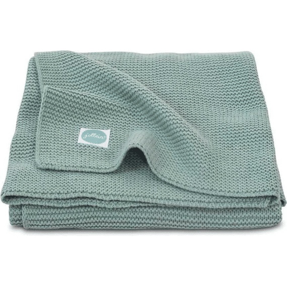 Jollein Deken Wieg Gebreid 75x100 Basic Knit Forest Green