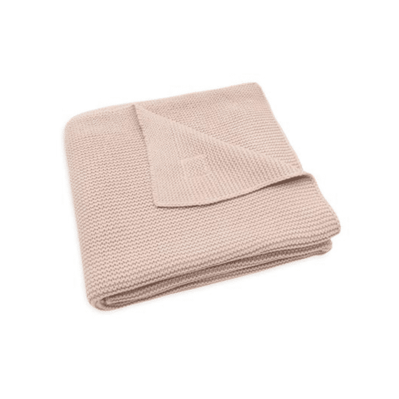 Jollein Deken Wieg Gebreid 75x100 Basic Knit Wild Rose