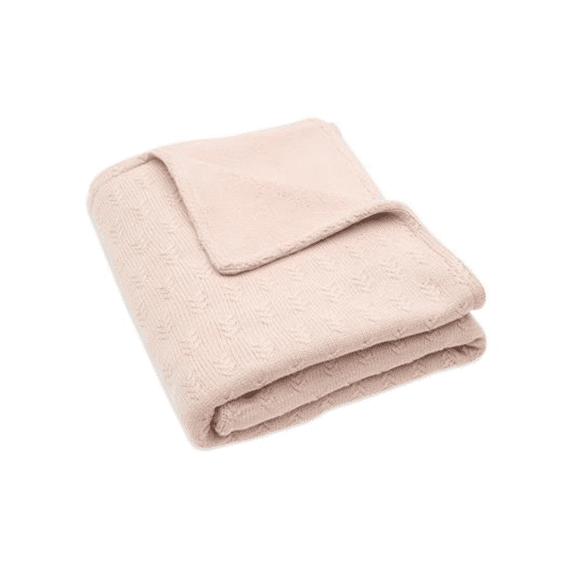 Jollein Deken Bed Velvet 100x150 Grain Knit Wild Rose