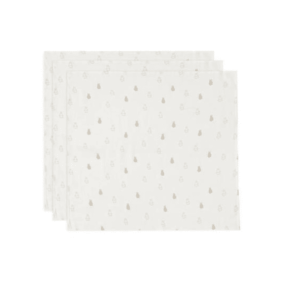Jollein Tetradoeken 70x70 3-Pack Happy Nijntje Nougat