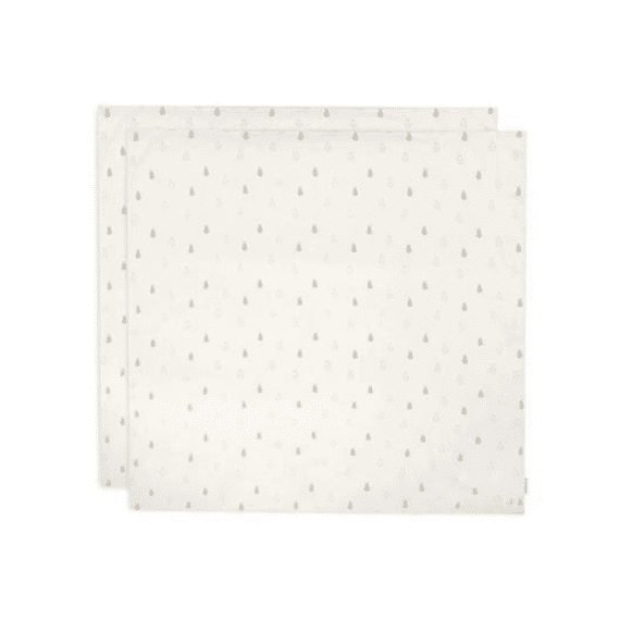 Jollein Multidoek Tetra 115x115 2-Pack Happy Nijntje Nougat