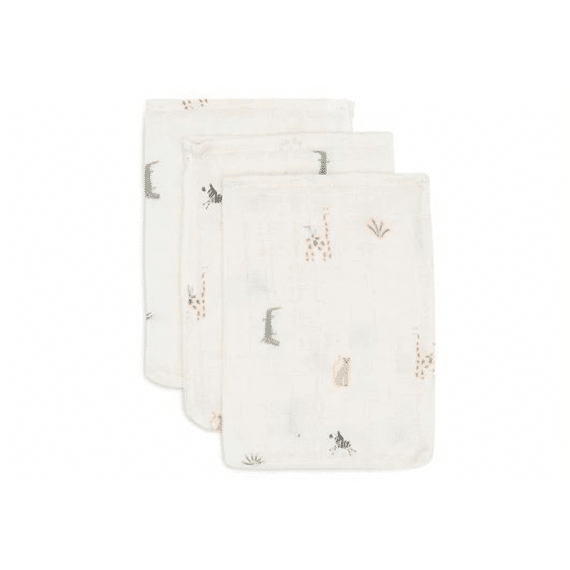 Jollein Washandjes Tetra 3-pack Jungle Jambo