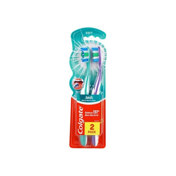 Colgate Tandenborstel 360 Graden Soft 2 Stuks