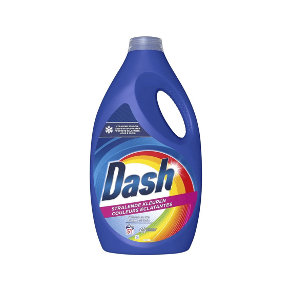 Dash Wasmiddel Vloeibaar Original 51 Scoops/2.295l
