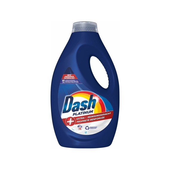 Dash Wasmiddel Vloeibaar Platinum Color 18 Scoops/810ml