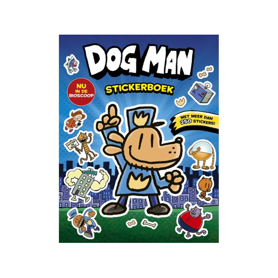 Dav Pilkey - Dog Man Stickerboek